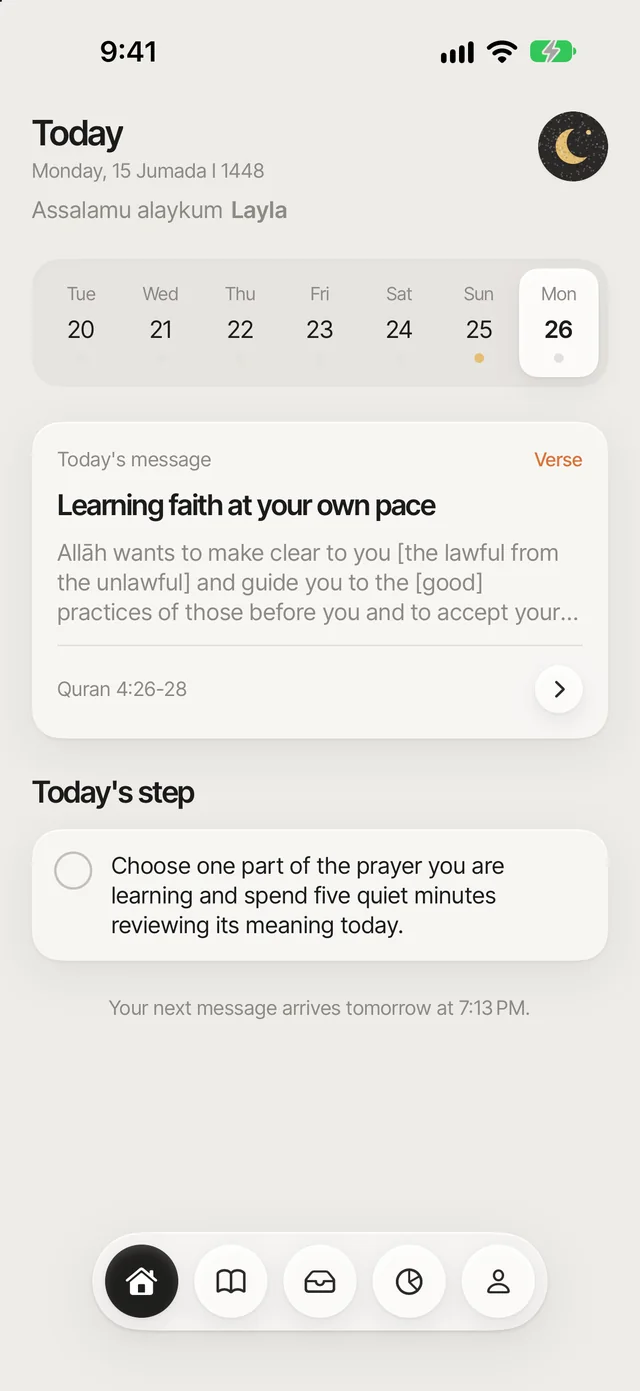 Today's check-in